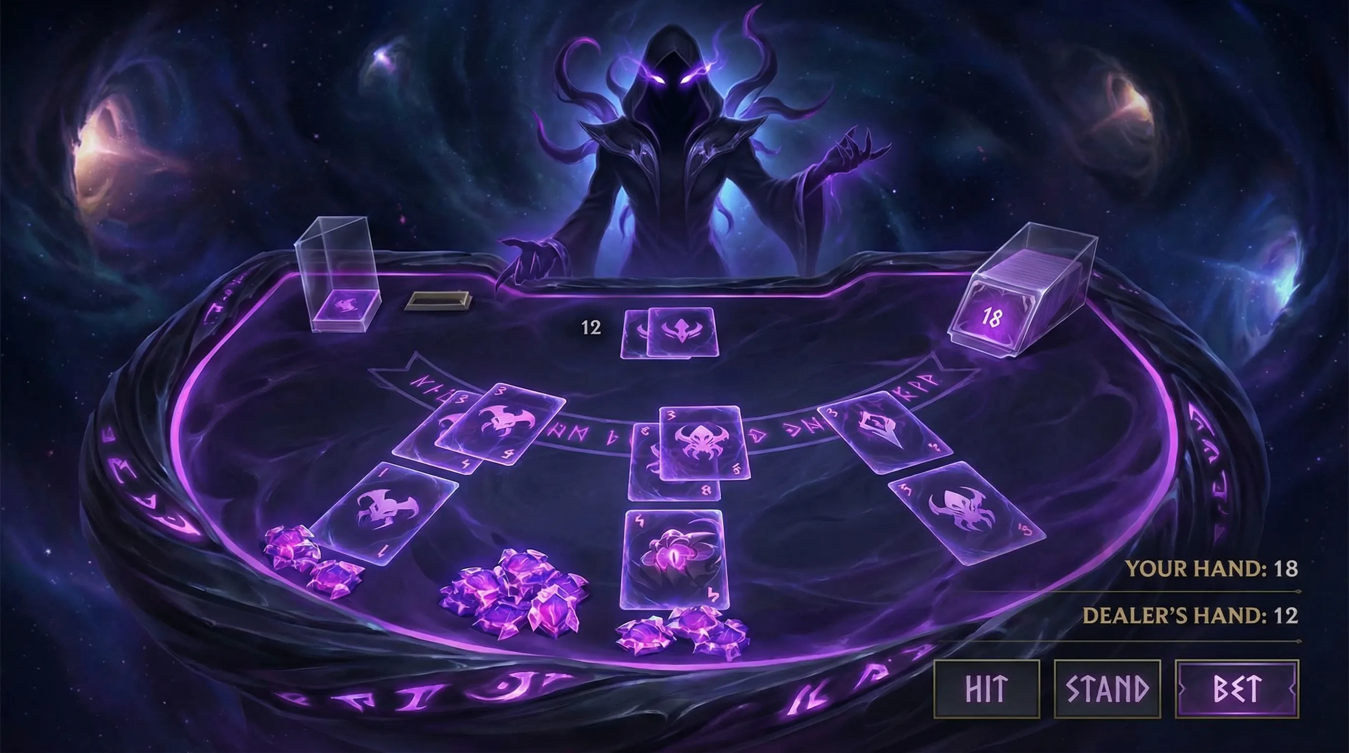 Mesa de Blackjack do Vazio lottubet